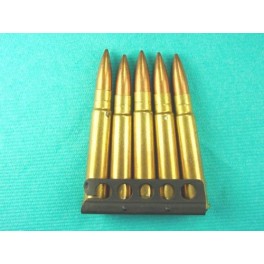 Clips + 5 cartouches 303 British 39/45 Clips + 5 cartouches 303 British 39/45