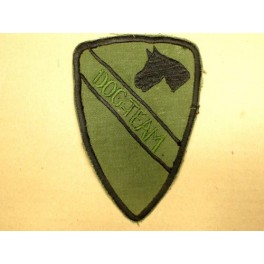 Patch US 1st cavalry division Dog -team Patch US 1st cavalry division Dog -team