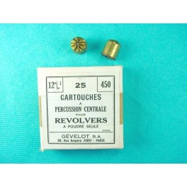 Boite de 25 cartouches a blanc 450- 12mm Boite de 25 cartouches a blanc 450- 12mm