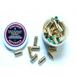 Boite de 50 cartouches 9 mm PAK ref MD015 Boite de 50 cartouches 9 mm PAK ref MD015