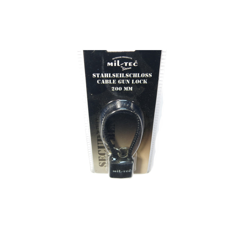 Cable cadenas de securrité pour armes  ref 300