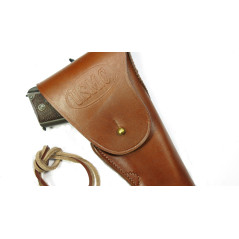 Etui cuir marron Colt 45 USMC