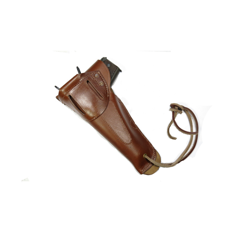 Etui cuir marron Colt 45 USMC