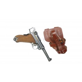 Etui cuir P08 Luger modele parachutiste 