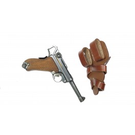 Etui cuir P08 Luger modele parachutiste 