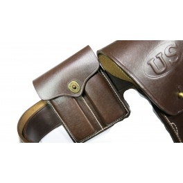Ensemble etui -porte ch- ceinturon Colt 45 