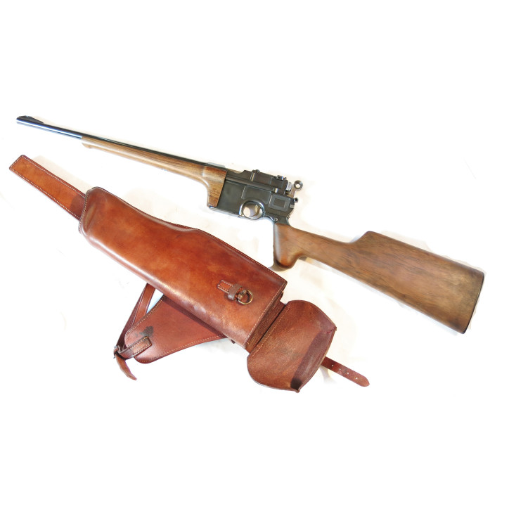 Etui cuir pour Carabine C96 Mauser
