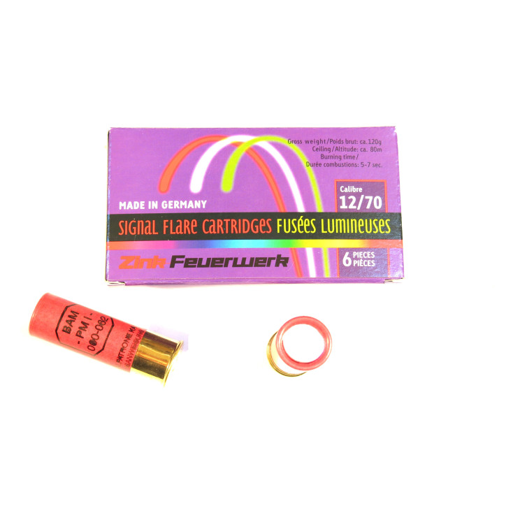 Cartouche calibre 12 de signalisation et sifflante feuerwerk UN 1 Cartouche calibre 12 de signalisation et sifflante feuerwerk UN 1