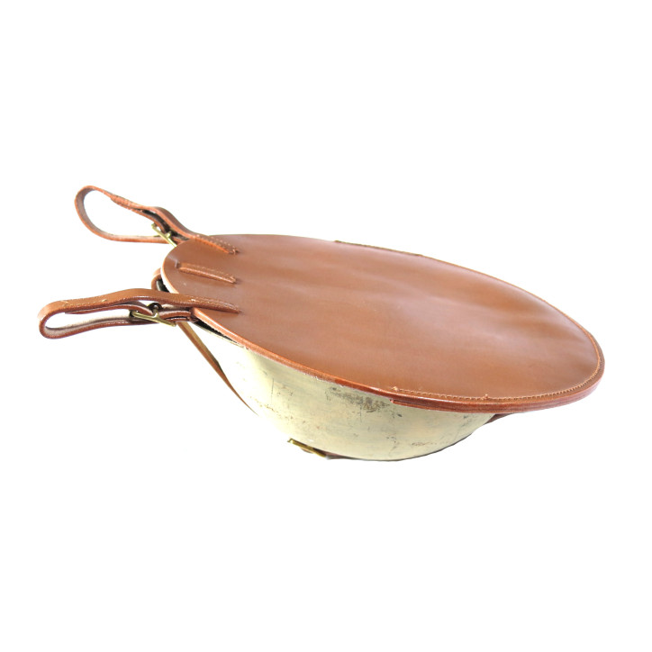 Porte casque cuir  pour casque Anglais 39/45 