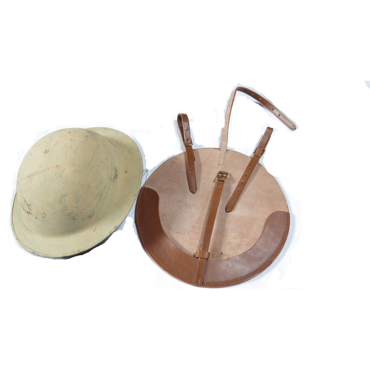 Porte casque cuir  pour casque Anglais 39/45 