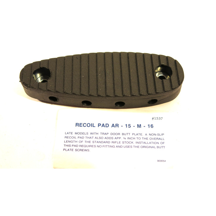 Talon de crosse caoutchouc M16 or AR15