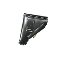 Etui cuir noir pistolet FN 1910 modèle armée Allemande daté 1944 Réf Mil 