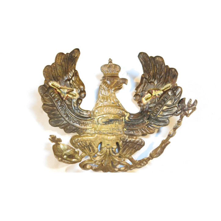 Plaque Prussienne modele 1915 pour casque a pointe acier ref bo  198