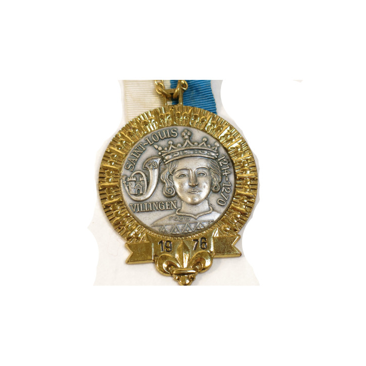 Médaille commémorative Saint Louis 1976 Ref bo4