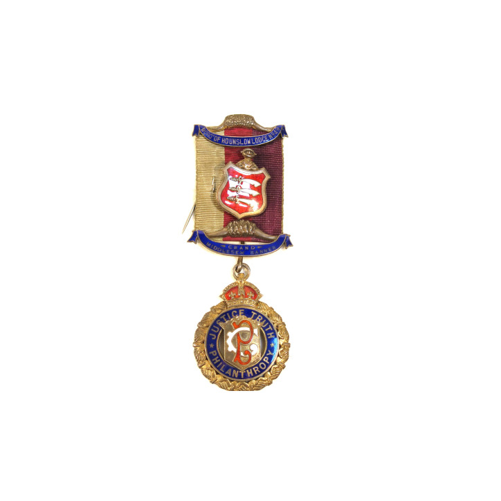 Médaille Justice Truth Philanthropy lodge 49 Ref bo4