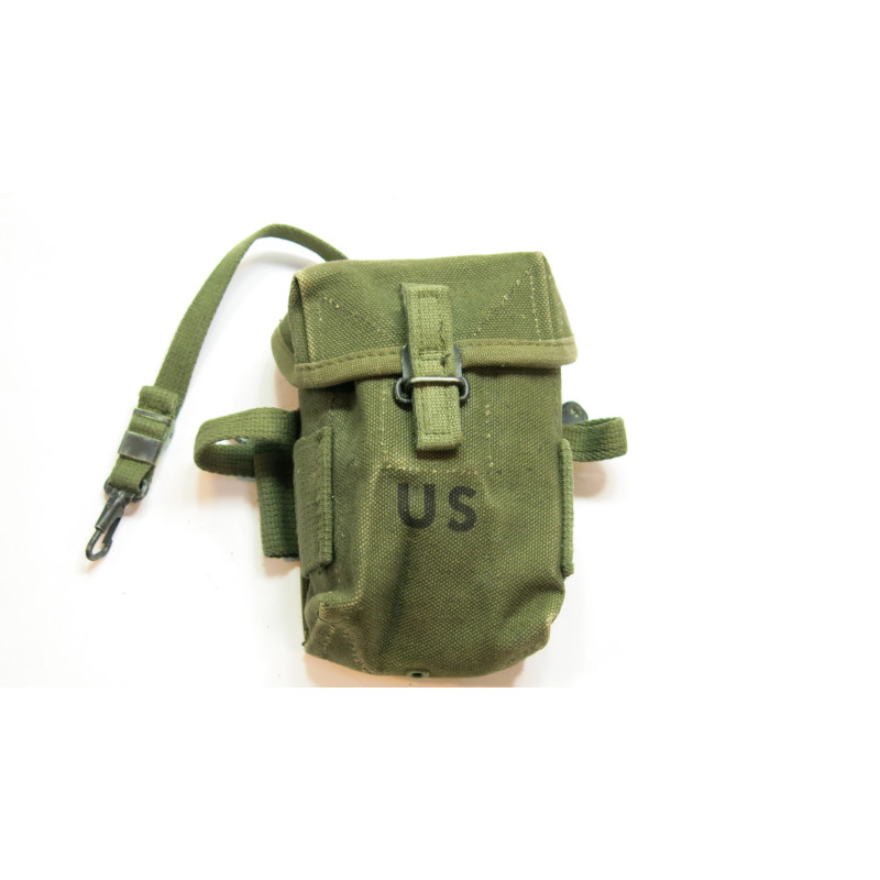 Porte chargeur original coton fusil M14 US Vietnam TBE