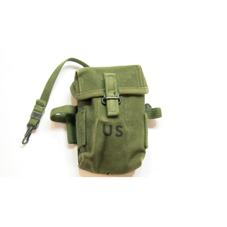 Porte chargeur original coton fusil M14 US Vietnam TBE