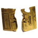 Plaquette de crosse bakelite pistolet CZ 1950