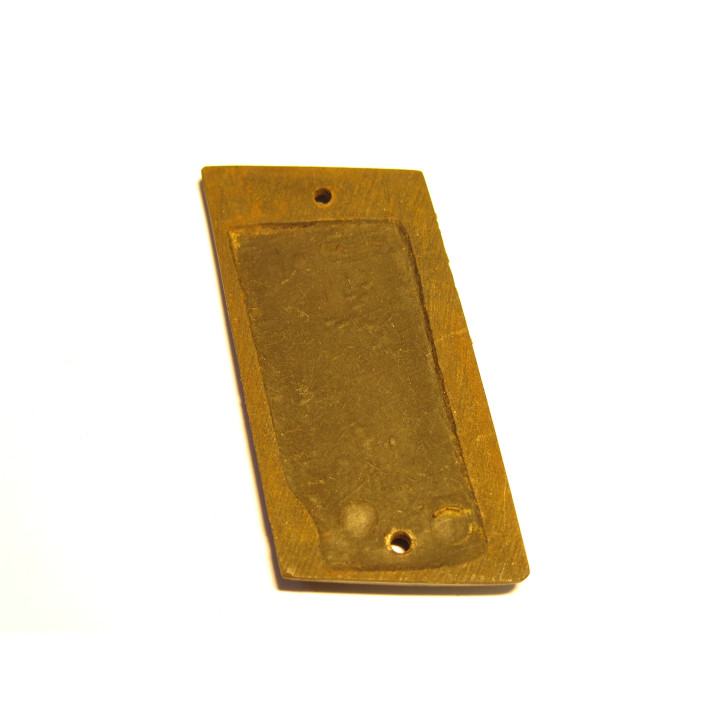 Plaquette BAKELITE droite pistolet LEPAGE 