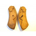 Plaquettes de crosse Bois revolver  ref Pl 93