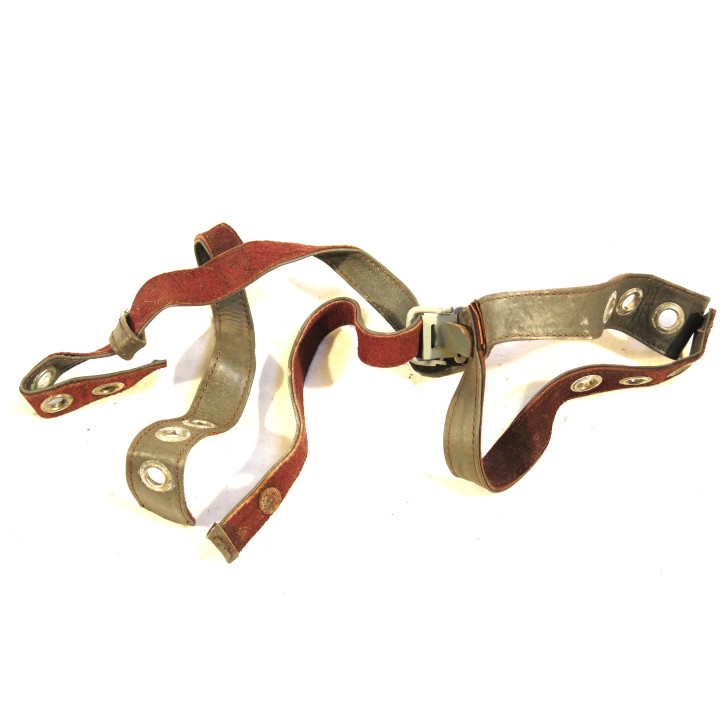 Jugulaire cuir Casque parachutiste Luft Bundeswher 