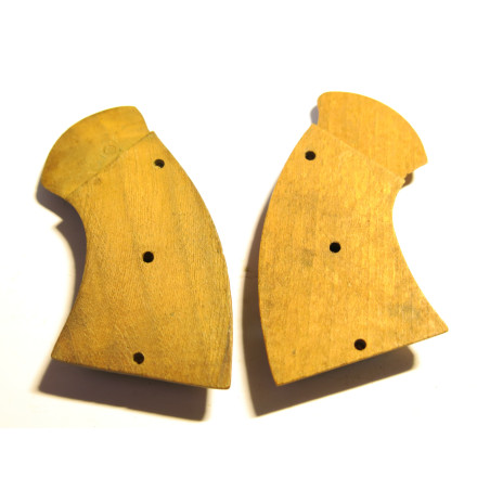 Plaquettes bois  de crosse revolver   ref Pl 107