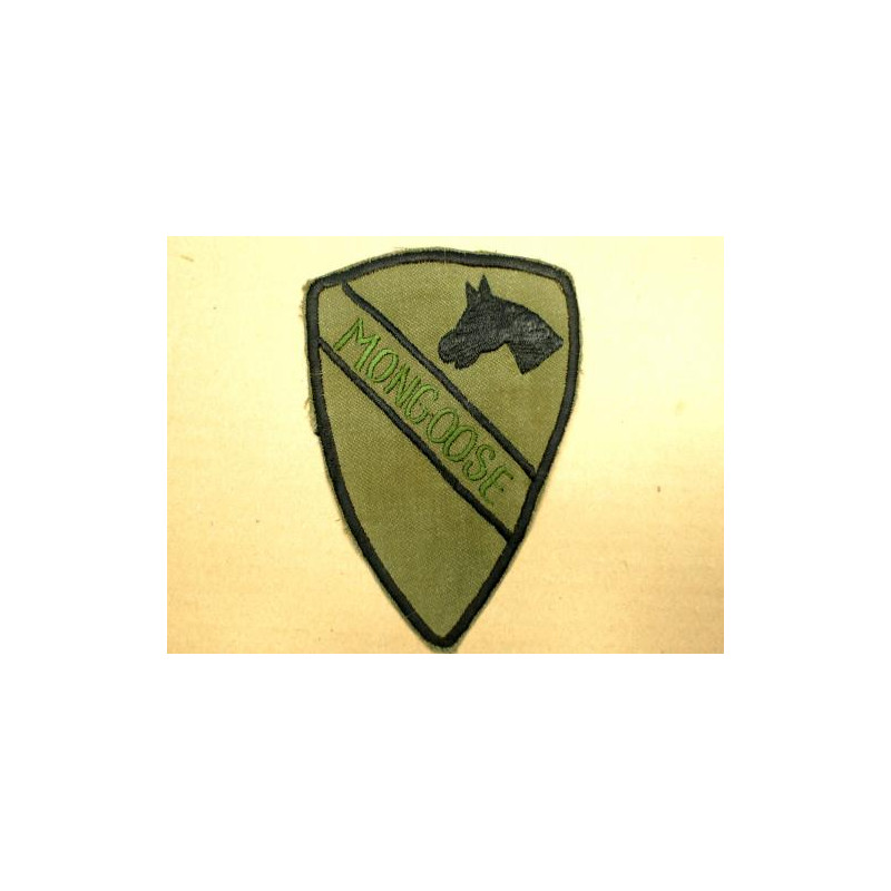 Patch US 1st  cavalry division Mongoose