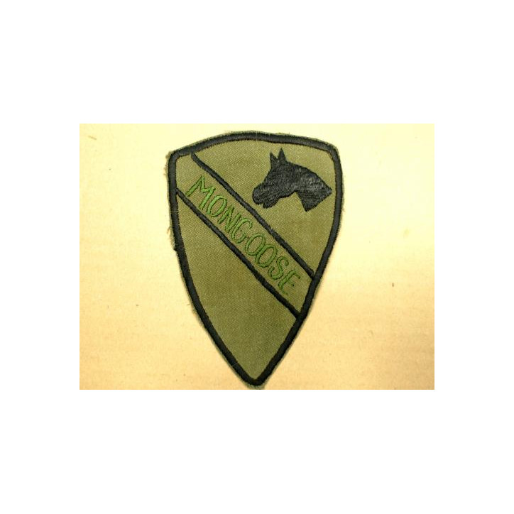 Patch US 1st  cavalry division Mongoose
