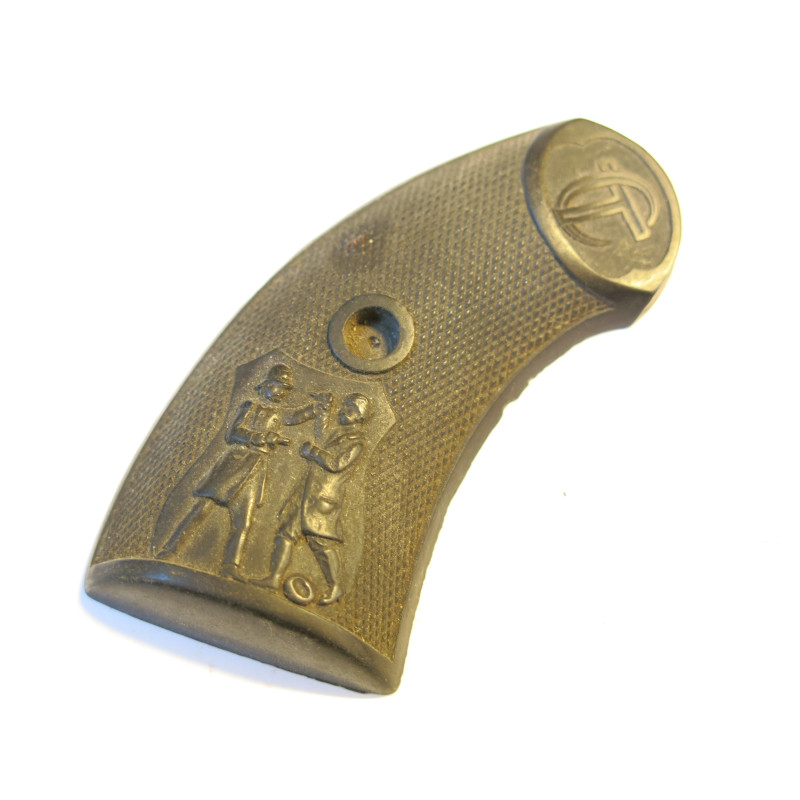 Plaquette droite bakélite revolver CT Ref Pl 207