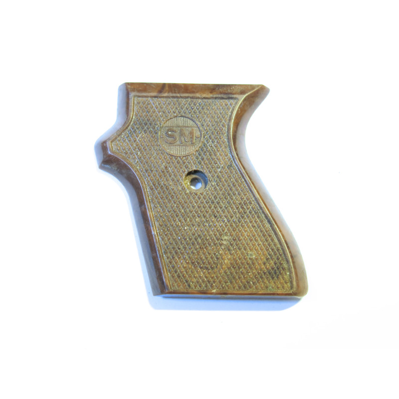 Plaquette gauche  en bakelite Pistolet Ref  pL 302