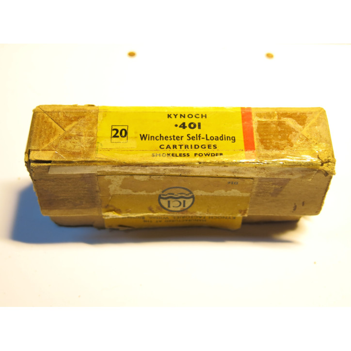 Boite vide 401 Winchester self loading  Kynoch  c34