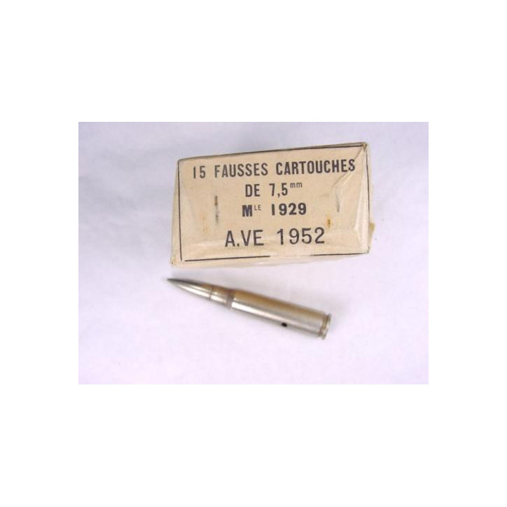 Cartouche 7.5 manip nickelée
