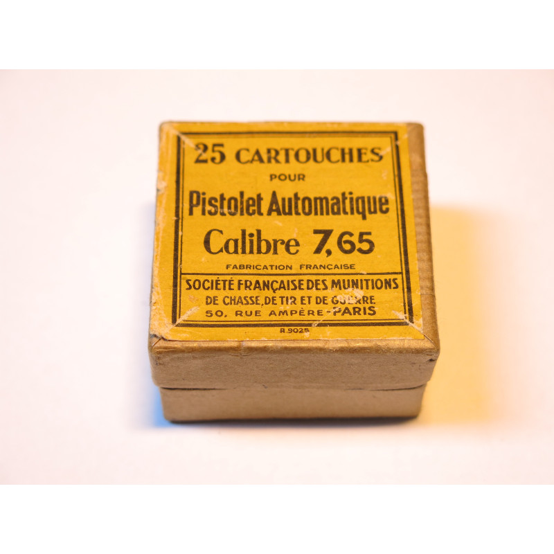 Boite vide 7.65 Browning  pistolet SFM  c21