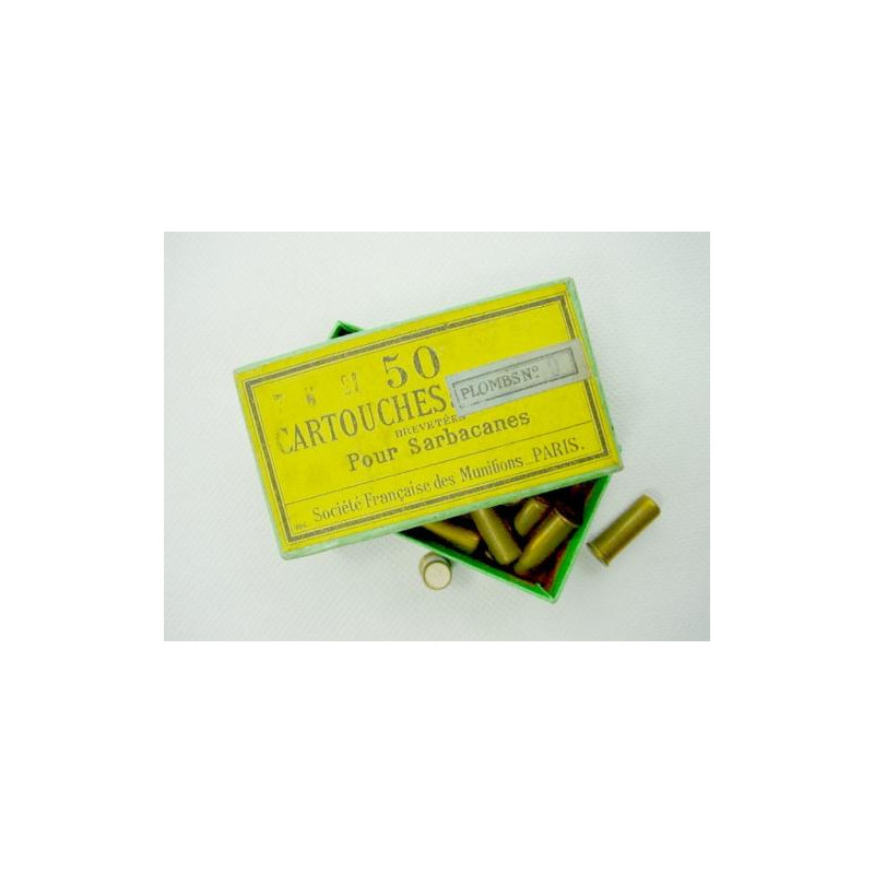 cartouches 7.5 x 21 sarbacanes