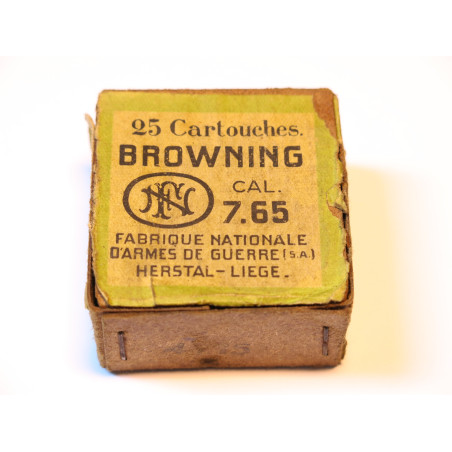 Boite vide 7.65 Browning FN Herstal Ref C 24