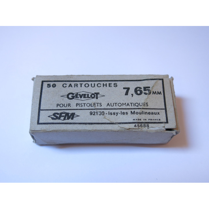 Boite vide 7.65 Browning SFM ref C 24