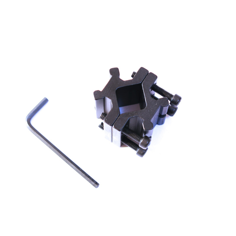 Adaptateur de canon pour Bipied Rail 1 pouce 