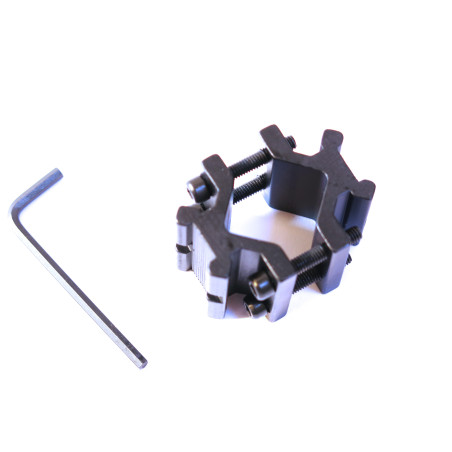 Adaptateur de canon pour Bipied Rail 1 pouce 