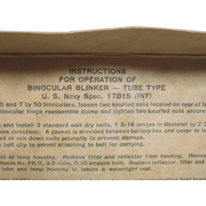 Binocular Blinker US 39/45 