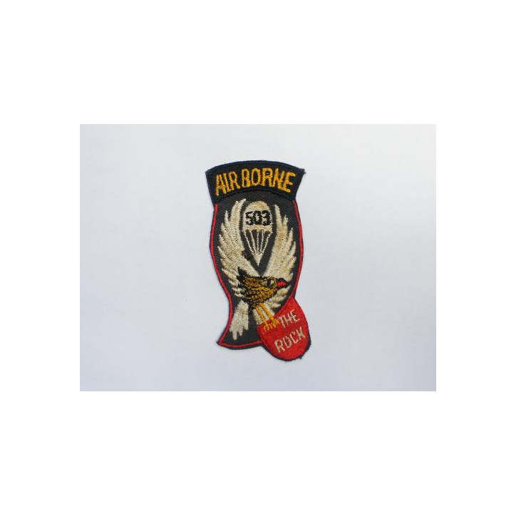 Patch 503rd Airborne RCT  the rock