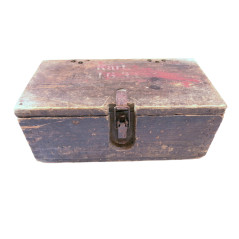 Caisse bois douilles 15 cm SJG 33 Allemand 1944 Ref B 139 