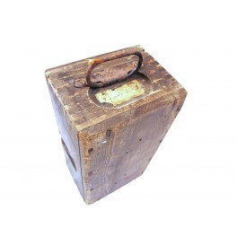 Caisse bois douilles 15 cm SJG 33 Allemand 1944 Ref B 139 