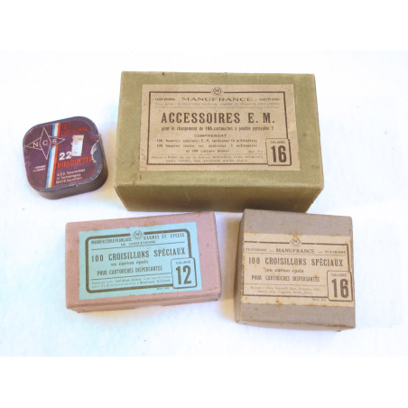 Lot de 4 boites MANUFRANCE