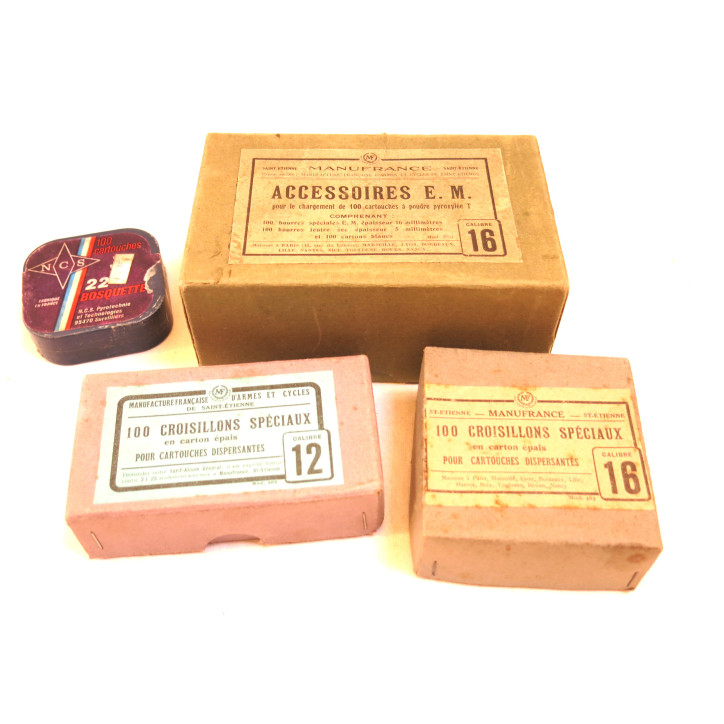 Lot de 4 boites MANUFRANCE 
