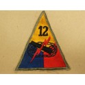 patch US 12th Armored ww2