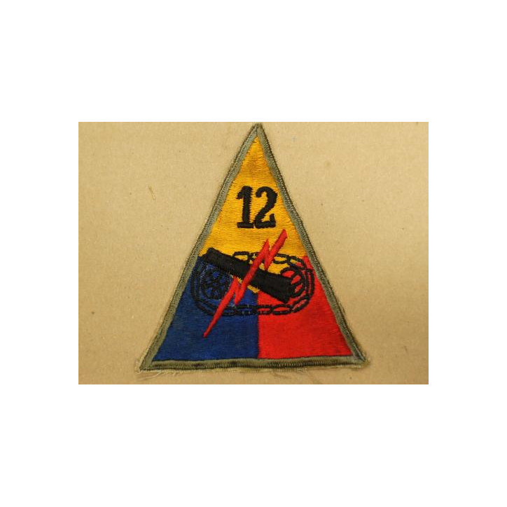patch US 12th Armored ww2