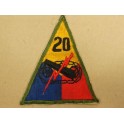patch US 20th Armored ww2