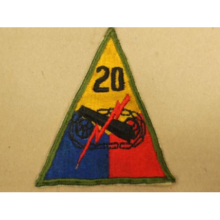 patch US 20th Armored ww2