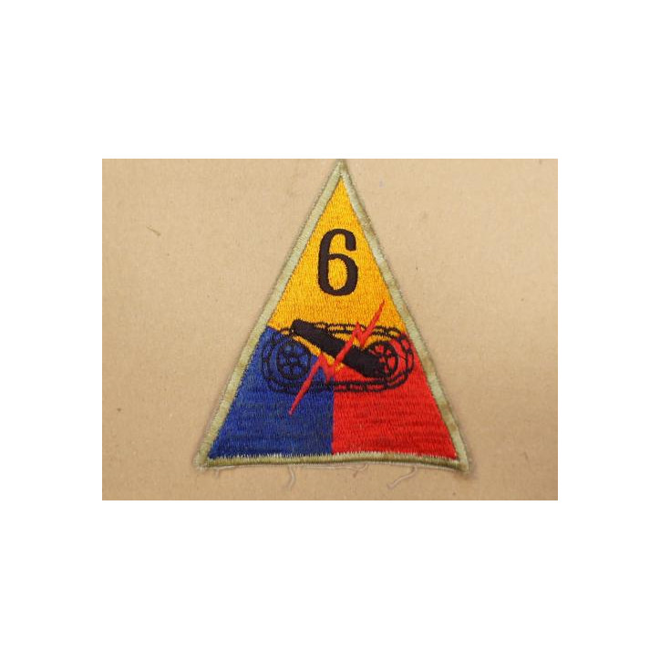 Patch US 6 th Armored ww2