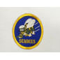 Patch US Air Force  SEABEES  bordure jaune